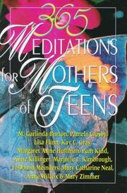 Front cover of 365 meditations for mothers of teens by M. Garlinda Burton