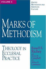 Cover of Marks of Methodism by Russell E. Richey