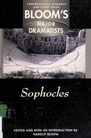 Cover of Sophocles by Harold Bloom