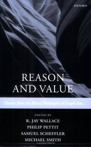 Cover of Reason and value by R. Jay Wallace