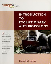 Front cover of Introduction to evolutionary anthropology by Shawn M. Lehman