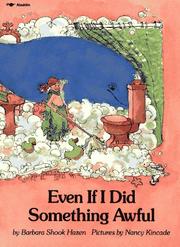 Cover of Even if I did something awful by Barbara Shook Hazen