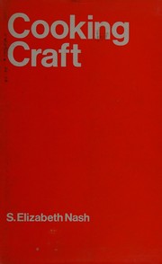 Cover of Cooking craft by S. Elizabeth Nash