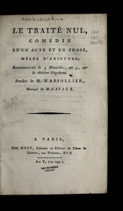 Cover of Le traite  nul by P. Gaveaux