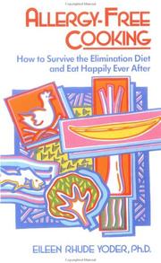 Cover of Allergy-free cooking by Eileen Rhude Yoder