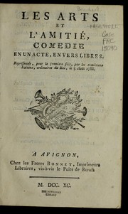 Cover of Les arts et l'amitie by Armand Bouchard