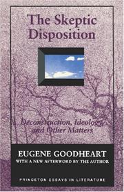 Cover of The Skeptic Disposition by Eugene Goodheart