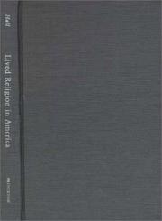 Front cover of Lived religion in America by David D. Hall