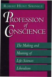 Cover of Profession of conscience by Robert Hunt Sprinkle