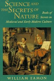 Front cover of Science and the secrets of nature by William Eamon
