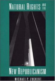 Front cover of Natural rights and the new republicanism by Michael P. Zuckert