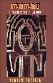 Front cover of Mambu, a Melanesian millennium by Kenelm Burridge