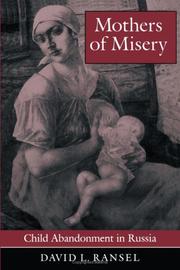 Front cover of Mothers of misery by David L. Ransel