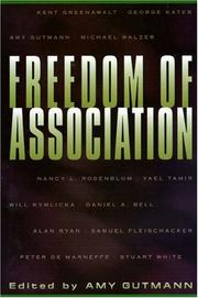 Front cover of Freedom of association by Amy Gutmann