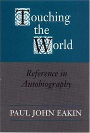 Cover of Touching the world by Paul John Eakin