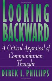 Cover of Looking Backward by Derek L. Phillips