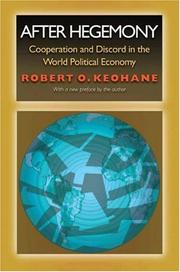 Cover of After hegemony by Robert O. Keohane