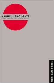 Cover of Harmful thoughts by Meir Dan-Cohen
