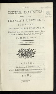 Cover of Les deux cousins, ou, Les Franc ʹais a Se ville by Dumaniant M.