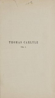 Front cover of Thomas Carlyle by James Anthony Froude