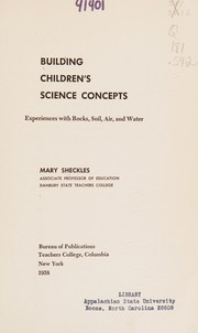 Cover of Building children's science concepts by Mary Sheckles