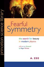 Cover of Fearful symmetry by A. Zee
