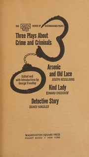 Cover of Three plays about crime and criminals by Joseph Kesselring
