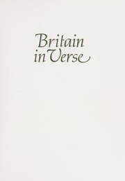 Front cover of Britain in Verse by Janet Slingsby