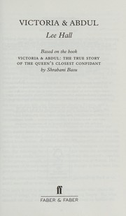 Cover of Victoria & Abdul by Lee Hall