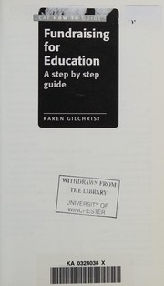Front cover of Fundraising for Education by Karen Gilchrist
