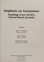 Cover of Emphasis on assessment by Diana V. Lambdin