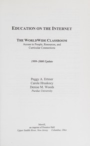 Cover of Education on the Internet: The Worldwide Classroom by Peggy A. Ertmer