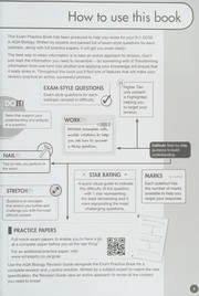 Front cover of Biology Exam Practice Book for AQA by Kayan Parker