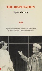 Cover of The Disputation by Hyam Maccoby