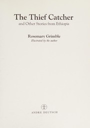 Front cover of The thief catcher and other stories from Ethiopia by Rosemary Grimble