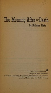 Front cover of The morning after death by Cecil Day-Lewis