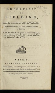 Front cover of Le portrait de Fielding by Se gur, Alexandre-Joseph-Pierre vicomte de