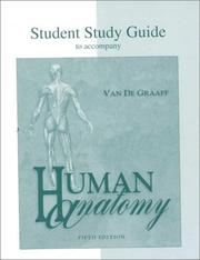 Cover of Student Study Guide To Accompany Human Anatomy by Kent M. Van De Graaff