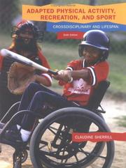 Front cover of Adapted physical activity, recreation, and sport by Claudine Sherrill
