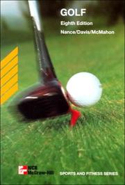 Cover of Golf by Virginia Lindblad Nance
