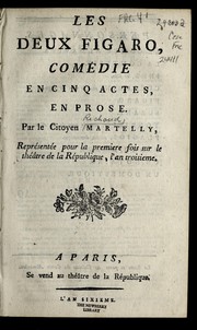 Front cover of Les deux figaro by Richaud Martelly M.
