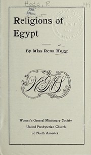 Front cover of Religions of Egypt by Rena Hogg