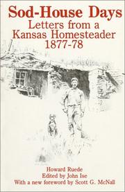 Cover of Sod-house days by Howard Ruede