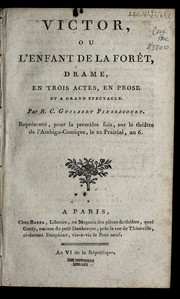 Cover of Victor, ou, L'enfant de la fore t by R.-C. Guilbert de Pixe re court