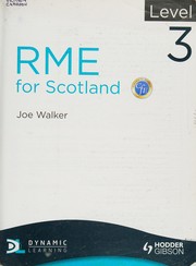 Front cover of Religious and Moral Education for Scotland Level 3 by Joe Walker