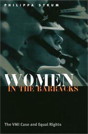 Front cover of Women in the Barracks by Philippa Strum