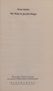 Cover of We Wait in Joyful Hope by Brian Mullin