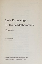 Cover of Basic Knowledge by J.f. Morgan