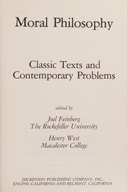 Cover of Moral philosophy by Joel Feinberg
