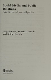 Front cover of Social Media and Public Relations by Judy Motion